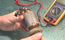 How to ring an electric motor with a multimeter