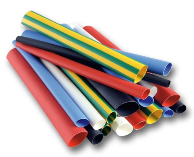color-coded heat shrink tubing